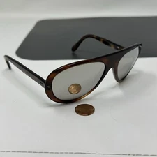 Vintage Cebe 439 Ultra Rare Sunglasses - France 1980's Small Tortoise Mirror Ski