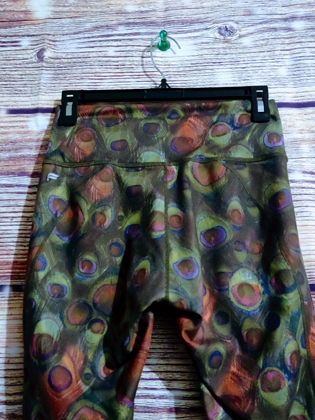 FABLETICS BRAND PEACOCK FEATHER PATTERN PINK LINE… - image 4