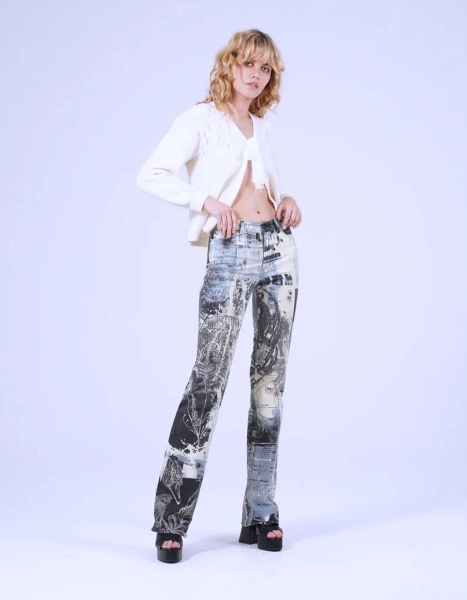 Vintage ROBERTO CAVALLI Pants Trousers Printed Size US 27 IT 41 eBay