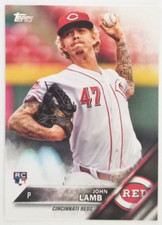 JOHN LAMB Rookie RC 2016 Topps 59 Cincinnati Reds LA Angels