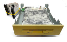 Mitsumi D359T2 Floppy Disk Drive 3.5" w/ D357P2-69-2260A 5.25" Bracket and cable