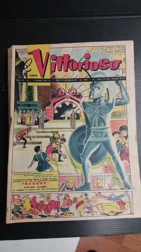 MH4IL VITTORIOSO annata 1956 completa Da 1 A 50 Ottime Condizioni - Foto 1 di 2