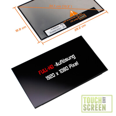 13,3'' LED Display matt passend für Lenovo ThinkPad X13 Gen 3 Type 21BN Full HD