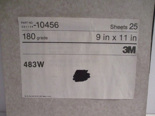 3M Brand 10456 Sanding Screen Sheets 483W 180 Grade 9" x 11" - 25 count pack - Picture 2 of 6