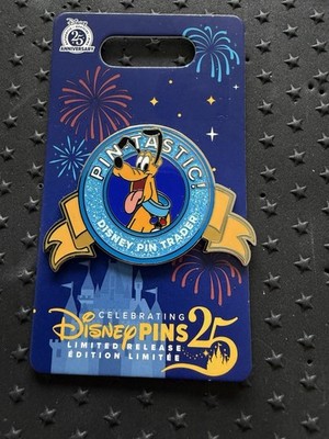 Disney 2025 25th Anniversary of Pin Trading PLUTO  PINTASTIC  Limited Release LR
