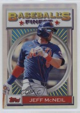 2020 Topps Finest Flashbacks Refractor Jeff McNeil #123 et6