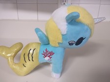 Tokidoki Seychelles Mermicorno Plush Stuffed Mermaid Unicorn Aqua Yellow 10"