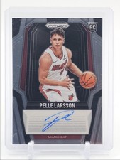 PELLE LARSSON 2024-25 PANINI PRIZM BLACK ROOKIE SIGNATURES A RC AUTO Q6846