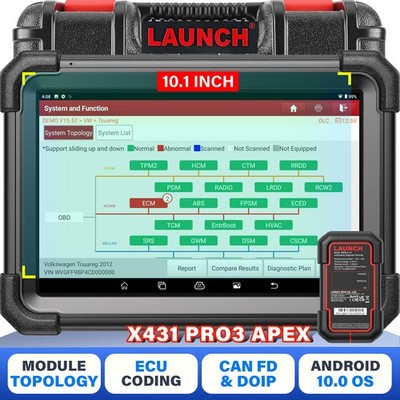 2026 LAUNCH X431 PRO3S+ APEX PAD 5 Profi KFZ OBD2 Diagnosegerät ECU CODING TPMS