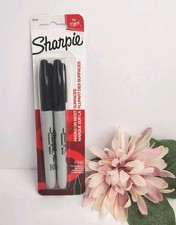 Sharpie Fine Point Permanent Markers 2pk Black Ink
