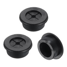 3 Pcs Cable Cord Grommet, 1" Inch Desk Grommet Flexible Rubber Grommets
