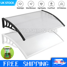 Door Canopy Awning Back Front Window Roof Rain Cover Porch Patio Outdoor Shelter