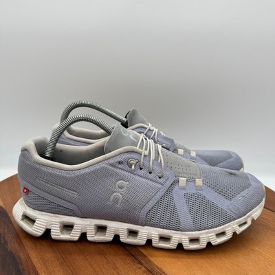 On Cloud 5 Womens Size 11 Purple White Athletic Running Walking Shoes Sneakers