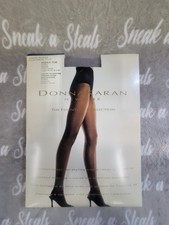 Donna Karan Satin Sheer Control Top Pantyhose Size Medium