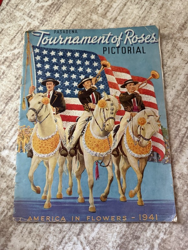 1941 Tournament of Roses Pictorial Program Pasadena CA