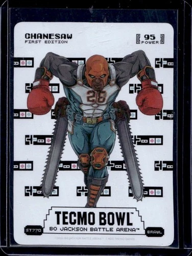 2026 Bo Jackson Battle Arena Tecmo Bowl Chanesaw 1st Sore Thumb Battlefoil ST770