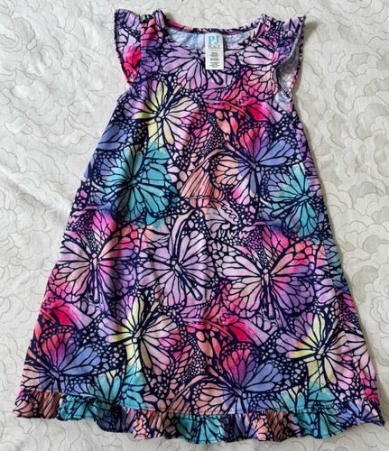New Childrens Place Butterfly Nightgown Multicolor Girls Size Xs Size 4 - Picture 3 of 4