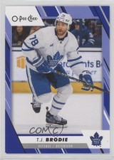 2023-24 O-Pee-Chee Blue Border TJ Brodie #487 e6j