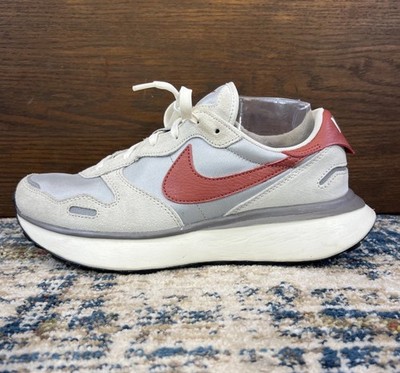 NIKE Phoenix Waffle Sneakers Womens Sz 9 Swoosh Running Shoes FD2196-001 Gray