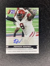 Perrion Winfrey 2022 Leaf Draft Autographs BA-PW1 NM