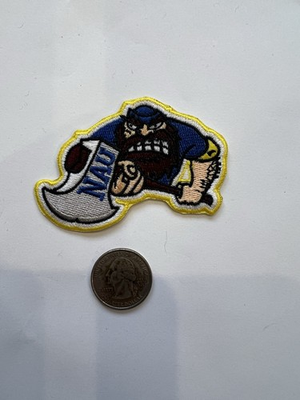 #ad NAU Northern Arizona University embroidered iron on patch 3quot; x 2.5” $4.95