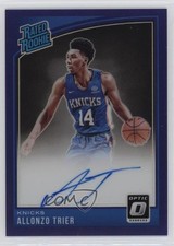 2018 Donruss Optic Rated Rookie Purple Prizm Signatures Allonzo Trier Auto 18jt