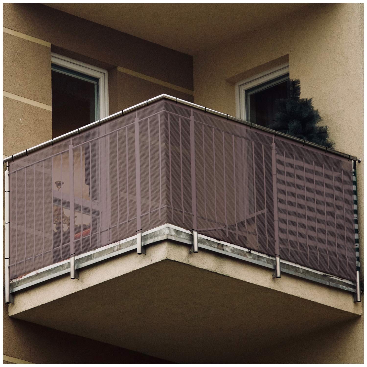 Banister Guard for Baby - 15ft x 3ft, Child Safety Net, Rail Balcony Banister