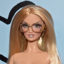 Barbie Clear  Gold Colored Glasses Sunglasses Shades Fashion Accessory