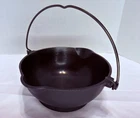 RARE Griswold #871 Patty Bowl Slant ERIE PA USA Logo Wire Bail Handle 1909-1929