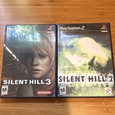 Konami Silent Hill 2 & Silent Hill 3 PS2 Survival Horror M NTSC-U/C Manuals