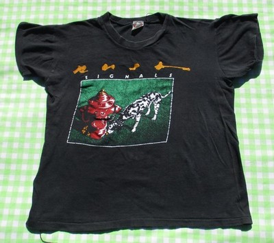 VTG 80s Rush Signals '82-'83 New World Tour Double Sided Concert T-shirt S