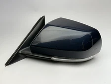 2014-2018 Cadillac ATS Driver Left power heated turn signal Mirror Adriatic Blue