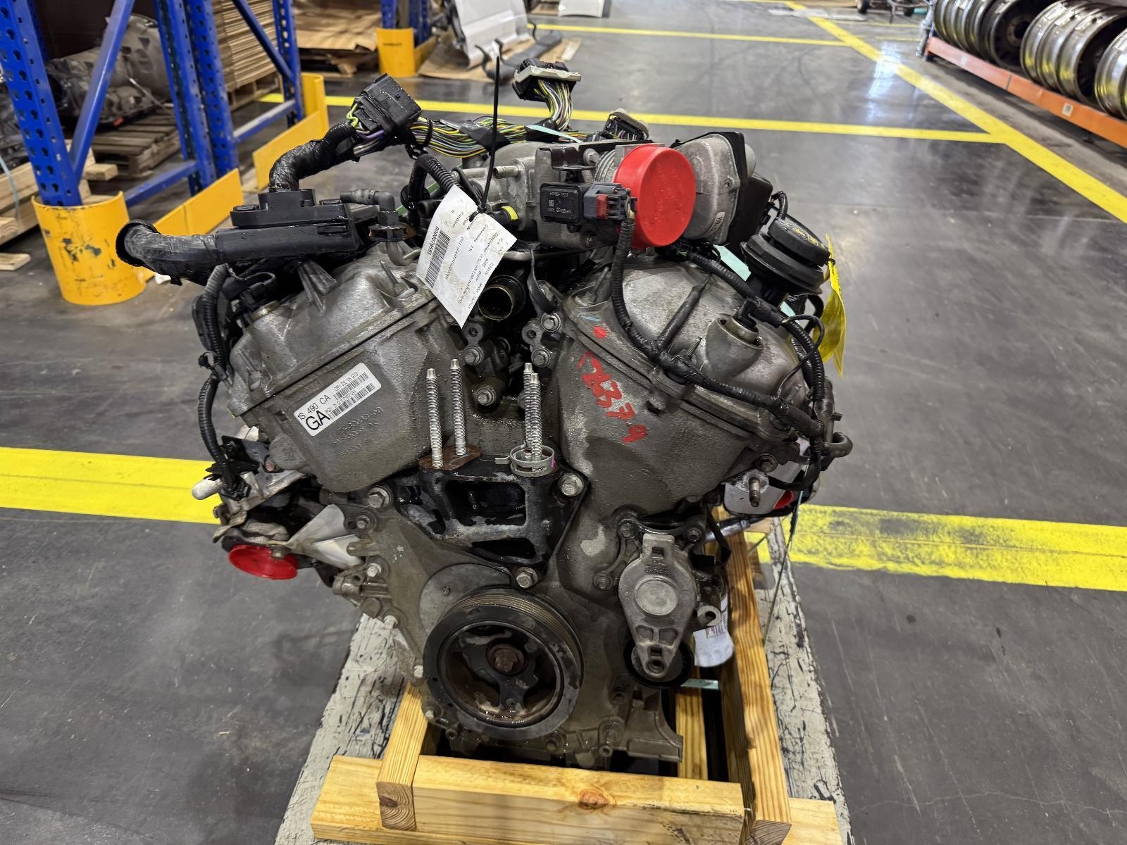 2010-2012 FORD TAURUS ENGINE 3.5L VIN T 8TH DIGIT TURBO SHO