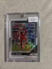 Cj Stroud White Sparkle SSP OPTIC iconic Picture 24/25 Centered Perfect Case Hit