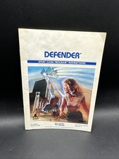 Defender Atari Video Game Program Instructions Insert Vintage 1982
