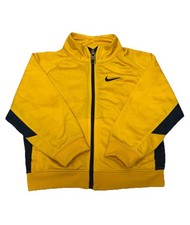Nike Baby Boy 18 Months Navy Yellow Zip Track Jacket Athletic Yellow  Navy