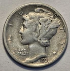 #4 Nicer Low Mintage "very fine" 1931 D Winged Liberty Head Mercury Dime