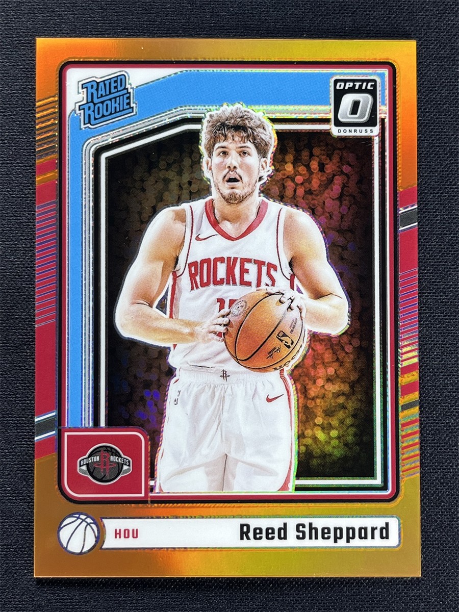 2024-25 Panini Donruss Optic Reed Sheppard #255 Orange Rated Rookie RC /175