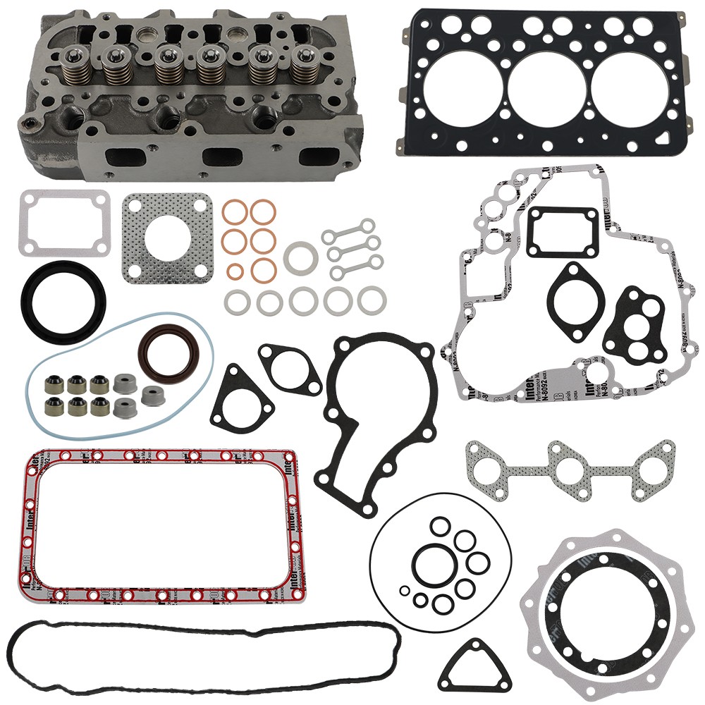 Complete Cylinder Head Assy With Valves Full Gasket Kit For Kubota Engine D782