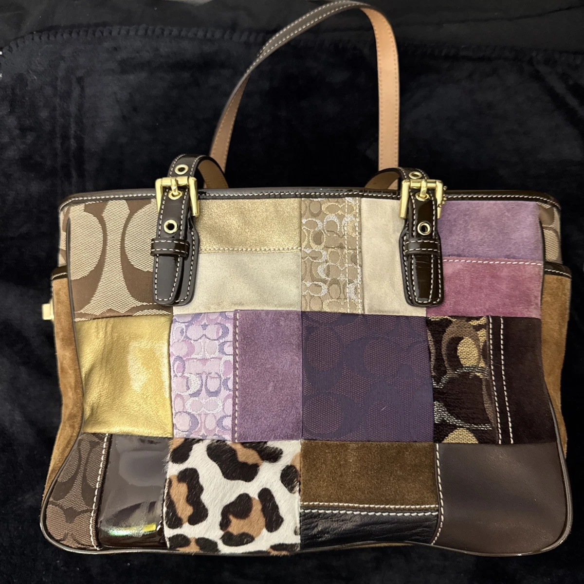バッグ Coach Patchwork Tote Batafurai Flower Coach Patchwork Zip Tote Bags & Handbags for Women for sale | eBay