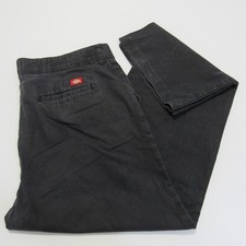 Dickies Work Pants Relaxed Fit straight leg Black W38  / L30  UK 20 SKU Y03836