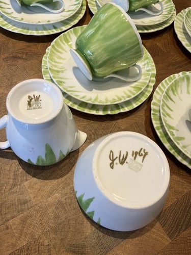 Mid Century Shelley Hand painted Tea Set - Picture 3 of 8