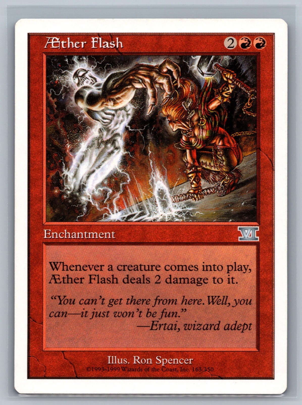 Magic MTG Classic Sixth Edition Aether Flash #163/350 TCG CCG 6th 6ED