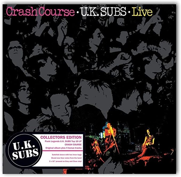 Uk Subs - Crash Course - Vinyl Record 10 Coloured Vinyl - G2Z-image