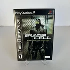 Splinter Cell - Sony PlayStation 2 PS2 Complete CIB W/ Reg
