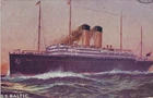 NEW YORK  PAQUEBOT POSTCARD - WHITE STAR LINE