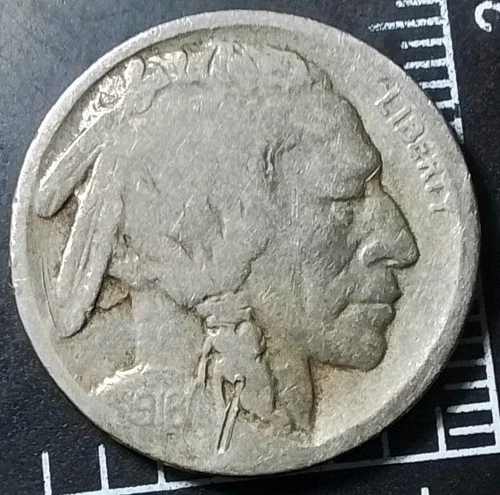 (Feb26) 1916 D Buffalo Nickel  (Nic A Dated)