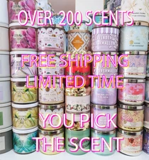 Bath & Body Works 3-Wick Candle - Select Your Scent (SALE) Over 200 Scents