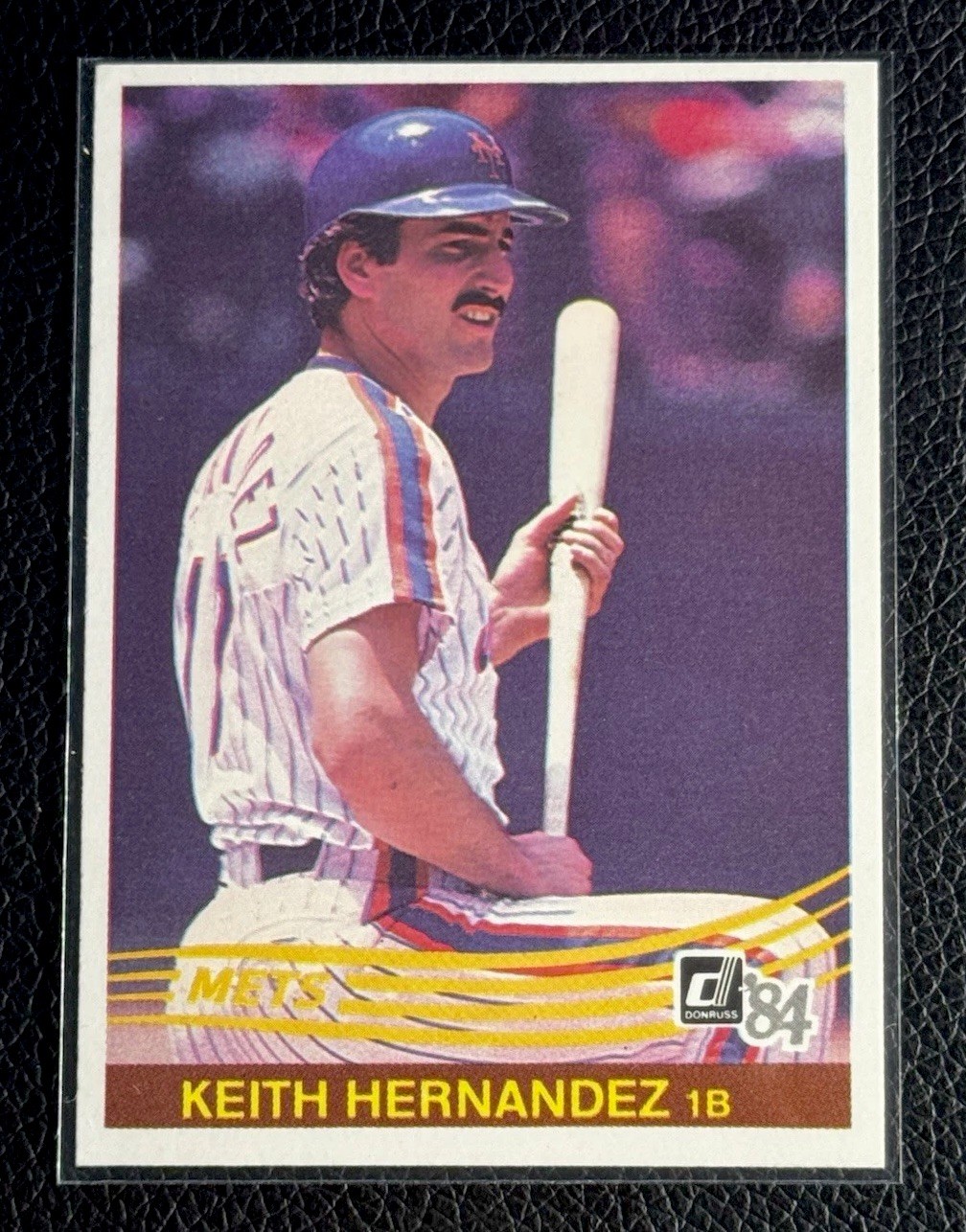 ‼️STELLAR VINTAGE‼️1984 Donruss Keith Hernandez #238 New York Mets MLB MVP