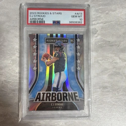 Panini 2023 Rookies & Stars Airborne CJ Stroud #AI13 PSA 10 Football